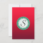 "Frohe Weihnachten" Kaffee Cup Funny Meme Einladung (Rückseite)