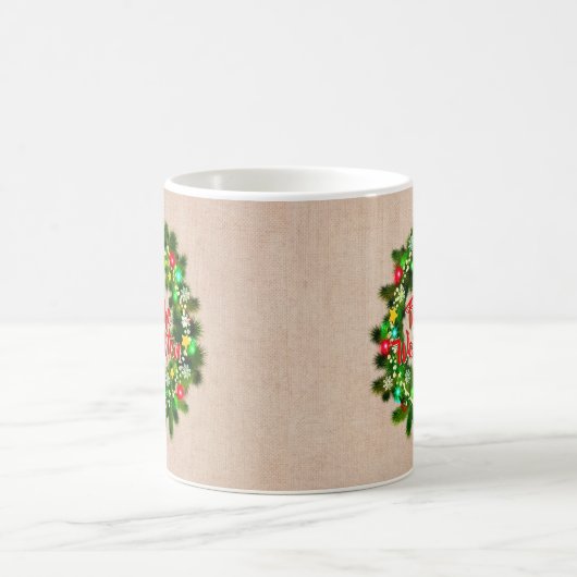Frohe Weihnachten-Kaffeebecher Kaffeetasse (Mittel)