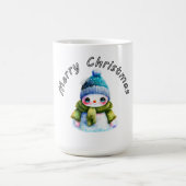 Frohe Weihnachten Kaffeetasse (Mittel)
