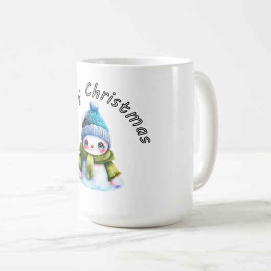 Frohe Weihnachten Kaffeetasse (VorderseiteRechts)