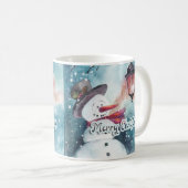 Frohe Weihnachten Kaffeetasse (VorderseiteRechts)