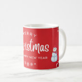 Frohe Weihnachten Kaffeetasse (VorderseiteRechts)