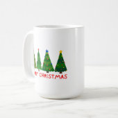 Frohe Weihnachten Kaffeetasse (Vorderseite Links)