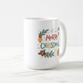 Frohe Weihnachten Kaffeetasse (VorderseiteRechts)