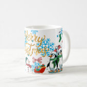 frohe weihnachten kaffeetasse (VorderseiteRechts)