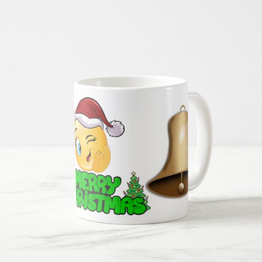 Frohe Weihnachten Kaffeetasse (VorderseiteRechts)