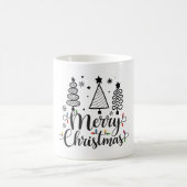 frohe Weihnachten Kaffeetasse (Mittel)