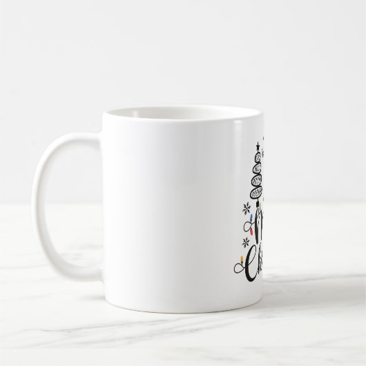 frohe Weihnachten Kaffeetasse (Links)