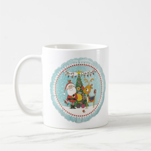 Frohe Weihnachten Kaffeetasse (Links)