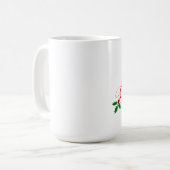 Frohe Weihnachten Kaffeetasse (Vorderseite Links)