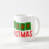 Frohe Weihnachten Kaffeetasse (VorderseiteRechts)