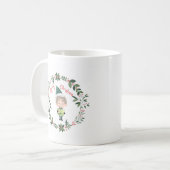 Frohe Weihnachten Kaffeetasse (Vorderseite Links)