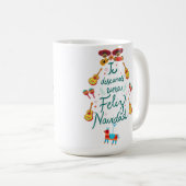 Frohe Weihnachten Kaffeetasse (VorderseiteRechts)