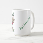 Frohe Weihnachten Kaffeetasse (VorderseiteRechts)