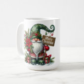 Frohe Weihnachten Kaffeetasse (Vorderseite Links)