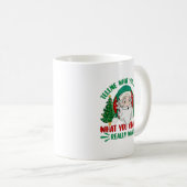 Frohe Weihnachten Kaffeetasse (VorderseiteRechts)