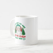 Frohe Weihnachten Kaffeetasse (Vorderseite Links)