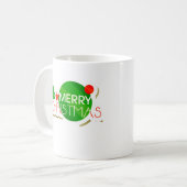 Frohe Weihnachten Kaffeetasse (Vorderseite Links)
