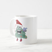 Frohe Weihnachten Kaffeetasse (Vorderseite Links)