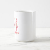 Frohe Weihnachten Kaffeetasse (Mittel)