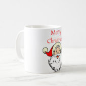 Frohe Weihnachten Kaffeetasse (Vorderseite Links)