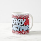 Frohe Weihnachten Kaffeetasse (VorderseiteRechts)