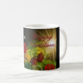 frohe Weihnachten Kaffeetasse (VorderseiteRechts)