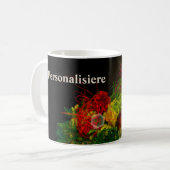 frohe Weihnachten Kaffeetasse (Vorderseite Links)