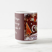 Frohe Weihnachten Kaffeetasse (Mittel)