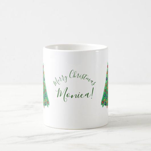 Frohe Weihnachten Kaffeetasse (Mittel)