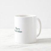 Frohe Weihnachten Kaffeetasse (VorderseiteRechts)