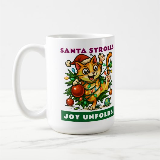 Frohe Weihnachten Kaffeetasse (Links)