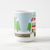 Frohe Weihnachten Kaffeetasse (Mittel)