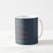 Frohe Weihnachten Kaffeetasse (VorderseiteRechts)