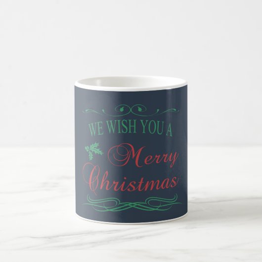 Frohe Weihnachten Kaffeetasse (Mittel)