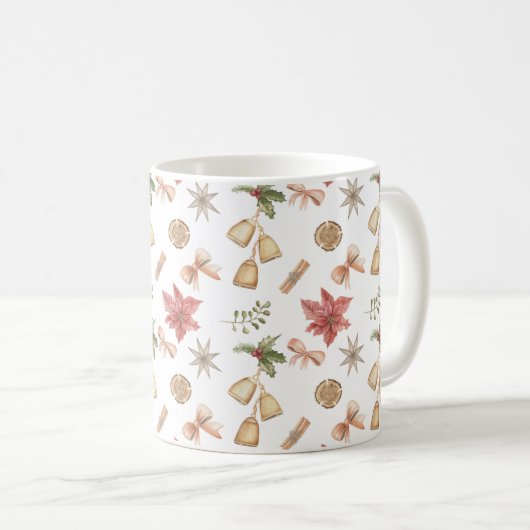 Frohe Weihnachten Kaffeetasse (VorderseiteRechts)