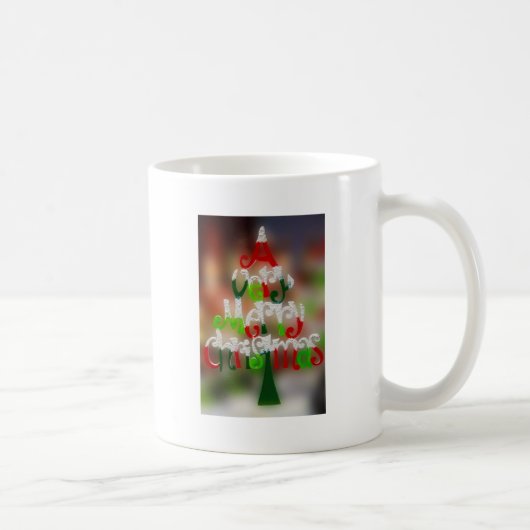 Frohe Weihnachten Kaffeetasse (Rechts)