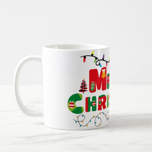 Frohe Weihnachten Kaffeetasse (Links)