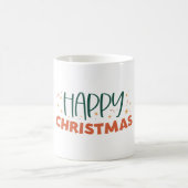 Frohe Weihnachten Kaffeetasse (Mittel)