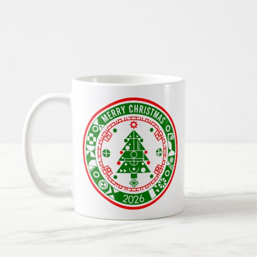Frohe Weihnachten Kaffeetasse (Links)