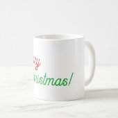 Frohe Weihnachten Kaffeetasse (VorderseiteRechts)
