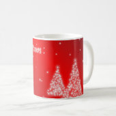 Frohe Weihnachten Kaffeetasse (VorderseiteRechts)