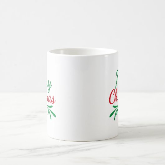 Frohe Weihnachten Kaffeetasse (Mittel)