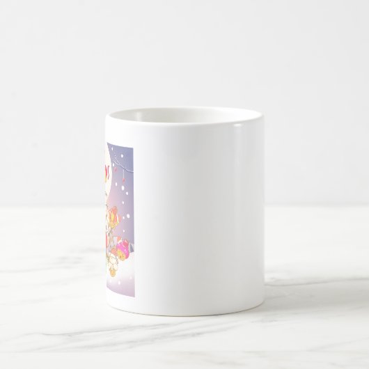 Frohe Weihnachten Kaffeetasse (Mittel)