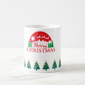 Frohe Weihnachten Kaffeetasse (Mittel)