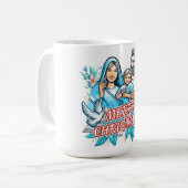 Frohe Weihnachten Kaffeetasse (Vorderseite Links)