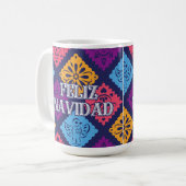 Frohe Weihnachten Kaffeetasse (Vorderseite Links)