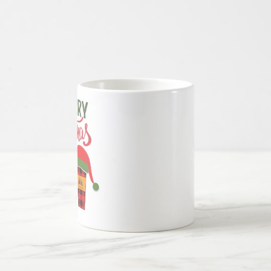 Frohe Weihnachten Kaffeetasse (Mittel)