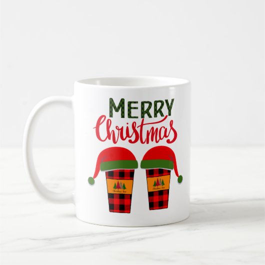 Frohe Weihnachten Kaffeetasse (Links)