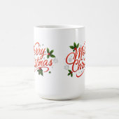 Frohe Weihnachten Kaffeetasse (Mittel)